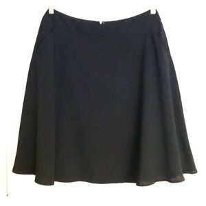 Fit and flare midi skirt